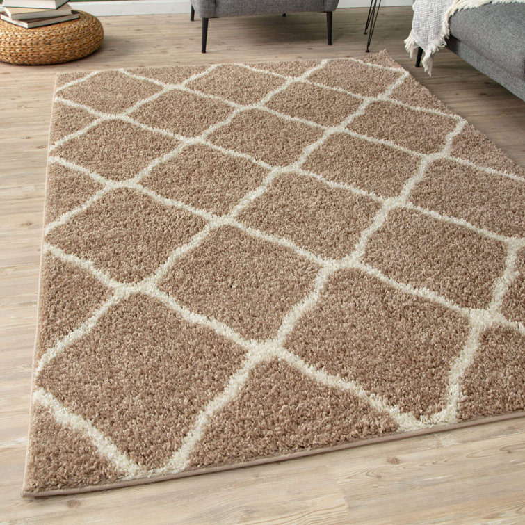 Myshaggy Collection Rugs Moroccan Design in Beige