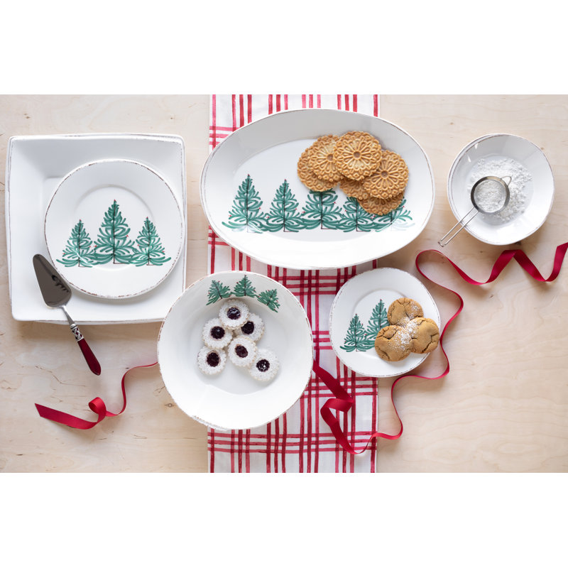 Lastra Holiday Handmade Stoneware Dinnerware Set