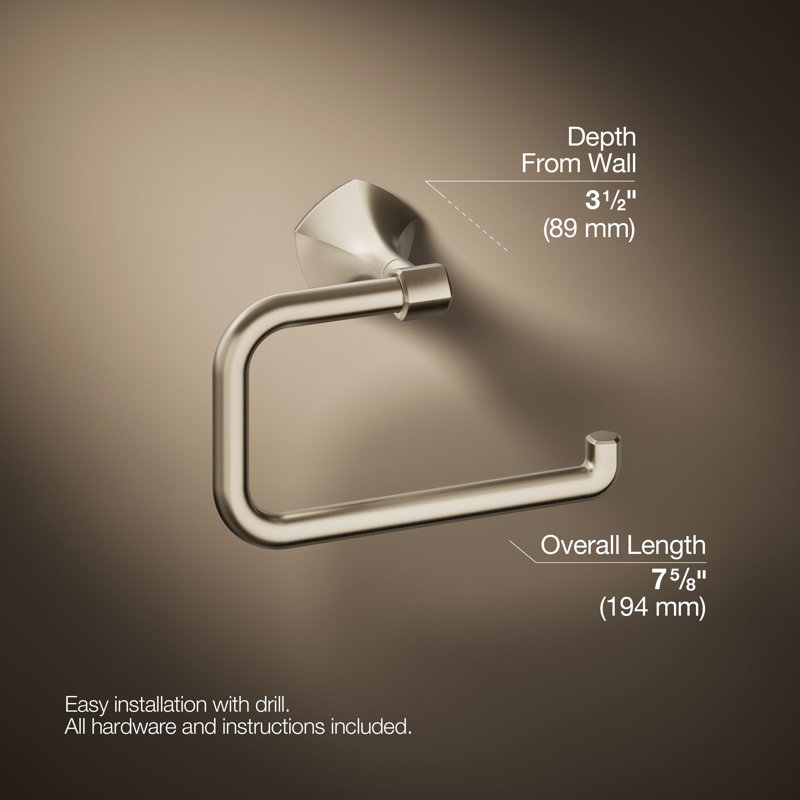 Occasion Towel Ring, Vibrant Brushed Bronze