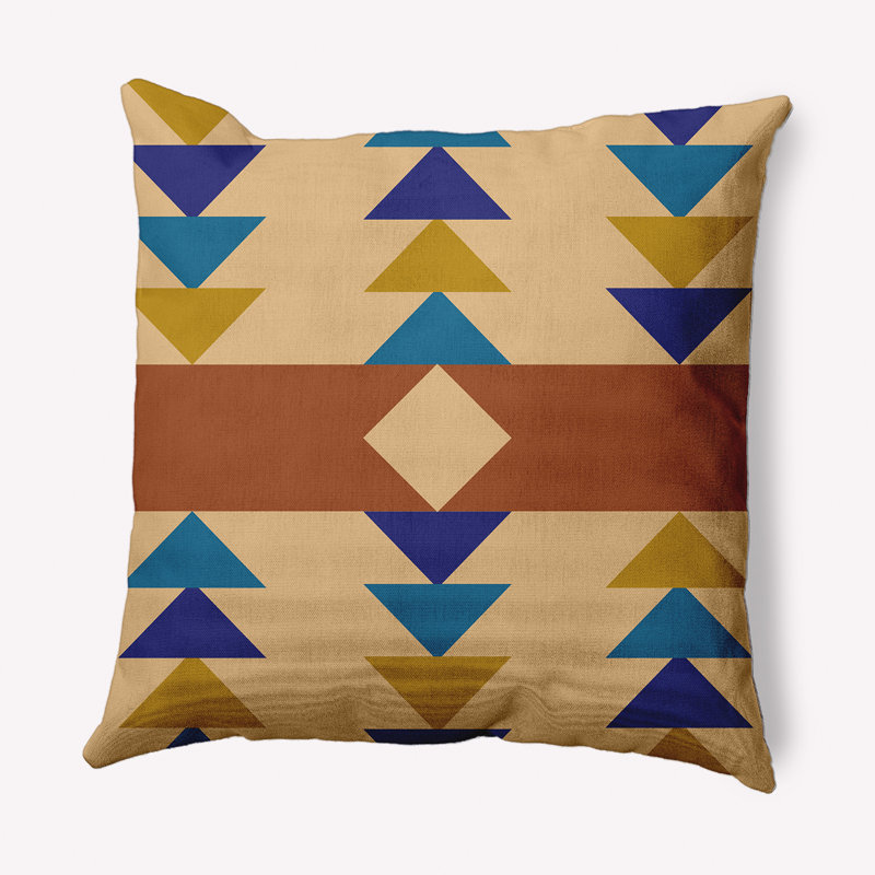Coussin décoratif carré Sagebrush, 20 po x 20 po, Or pâle