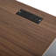 Bureau d'ordinateur en L peu encombrant avec plateau à clavier et stations de recharge, bureau d'angle de ferme avec huche arquée, bureau de bureau tout-en-un avec tiroirs classeurs pour bureau, table de bureau-133261498