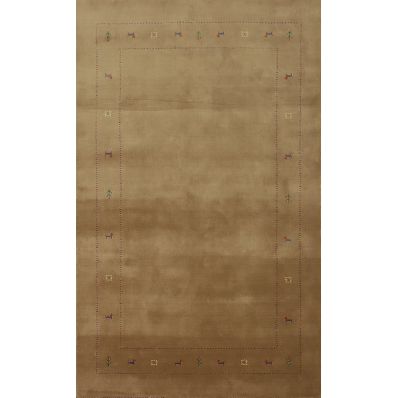 Tapis fait à la main de style Gabbeh 5 x 8