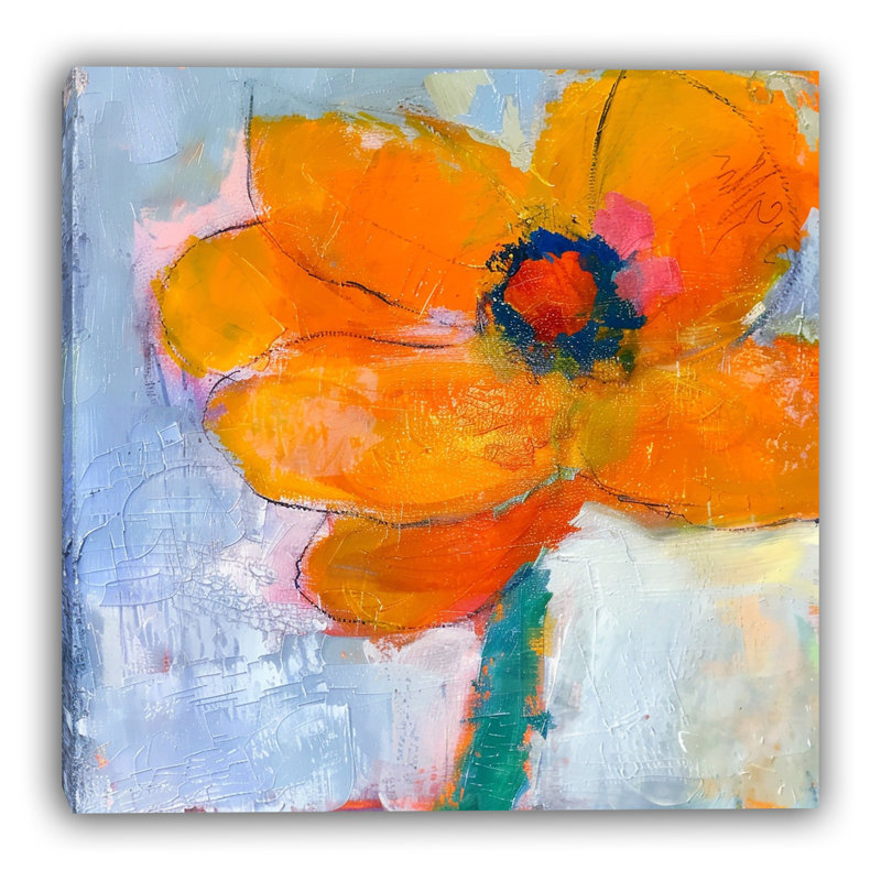 Silver Harbor Wrapped Canvas Wall Art, 12"W x 12"H x 1"D
