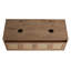 Meuble-lavabo 48 po avec 2 lavabos en céramique et support de rangement, 4 portes à fermeture douce