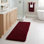 Lavish Home Bath Mat - 58x24-Inch Bathroom Runner with Non-Slip Backing - Absorbent High-Pile Chenille Memory Foam Bathroom Rug