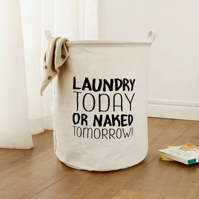 Happy Larry Fabric Decorative Basket