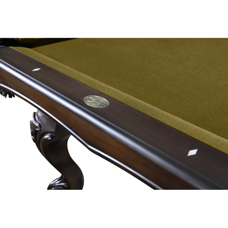 Wheaton Slate Pool Table with Professional Installation Included, Yes, Olive