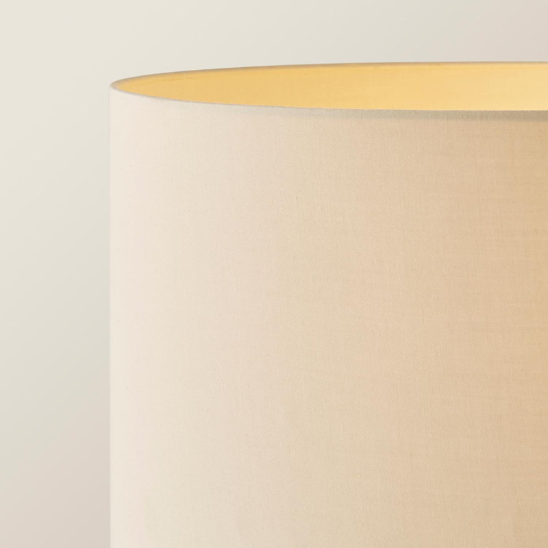 Hensius 150cm Traditional Floor Lamp, Brushed Gold