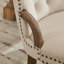 Chaise de salle à manger en velours avec garniture touffetée à la main-1506630235