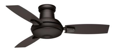 Ventilateur de plafond Casablanca 44 po avec éclairage DEL 16 W et télécommande 59154 Bronze