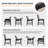 Modern 2-in-1 Convertible Dining Chair and Counter Stool with Arms-109706827