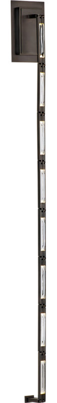 Catena Sconce, 43.8" H x 0.8" W x 0.9" D, Bronze, 3000