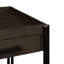 Table de bout de chaise foncé cacao