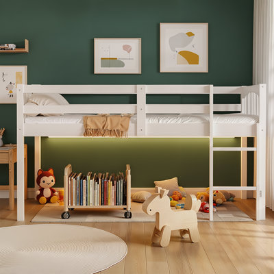 Single Half-Height Full Toddler Bed