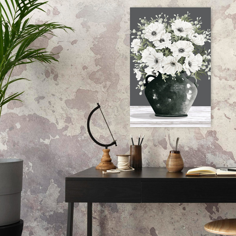 Charmant coquelicots, art floral printanier coquelicot, H 24 po x l 16 po