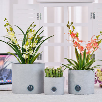 Self Watering Pots for Indoor Plants, 5 inch 6 inch 8 inch Set of 3