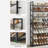 8 Tier Metal Shoe Rack, with Adjustable Flat or Angled Shelves, Set of 2, 4-Tier Stackable Shelf-1255458641