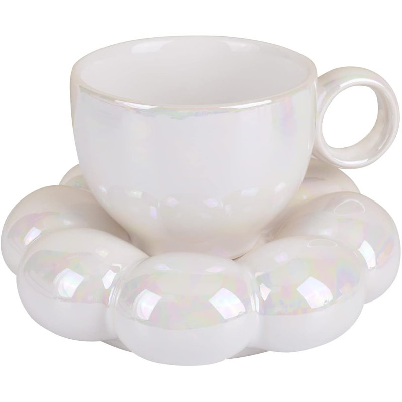 Sunflower Disc Mini Ceramic Cup