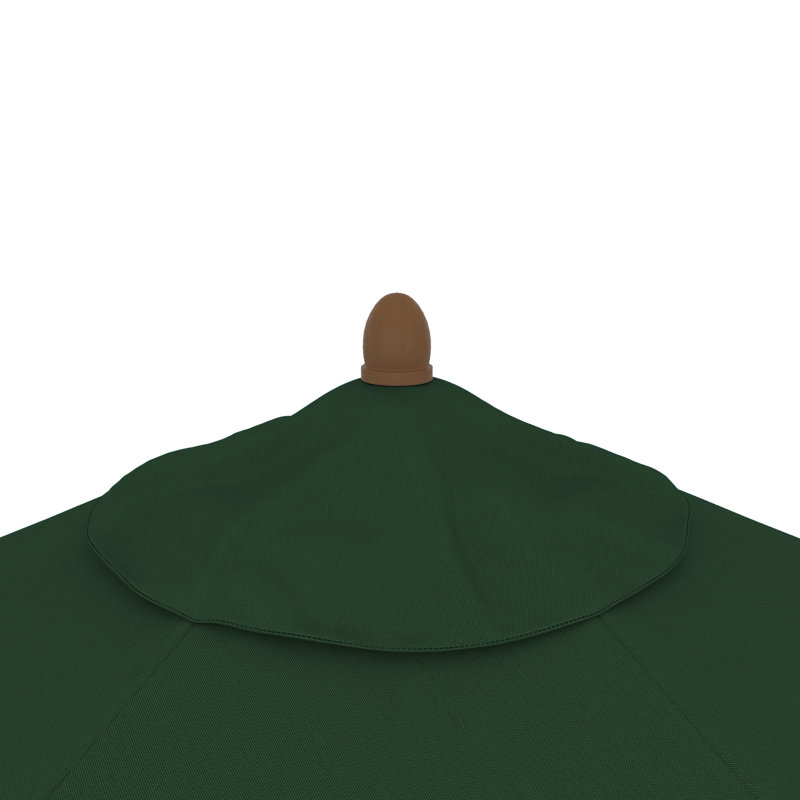 Parasol de marché Henry Street, Vert chasseur - polyester