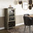 Avalon 22"W Solid Wood Contemporary Tall Wine Rack Cabinet with 12-Bottle Storage and Glass Door-360190248