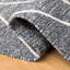 Adcock Flatweave Wool/Cotton Geometric Dark Grey Area Rug-1774921851