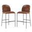 Indoor Metal Barstool Set of 2 with soft seat-129903730