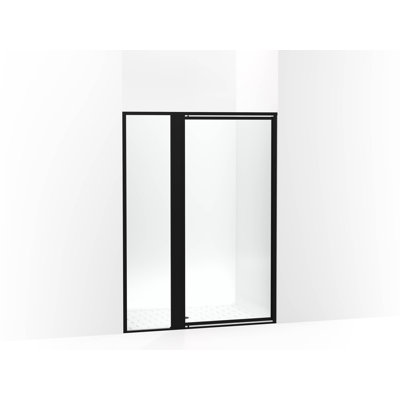 Attend 69" H Pivot Shower Door With 1/8"-Thick Glass