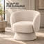 Fauteuil d'appoint pivotant Taccarra-1507418958