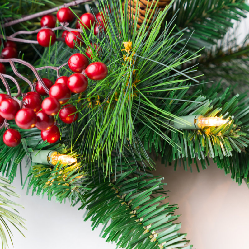 108'' in. Lighted Garland