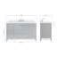 Cambridge 61'' W Single Vanity-829210280-880230096
