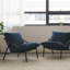 Lizetta Modern Sling Accent Chair with Plush Foam Cushioning and Steel Frame-95979243