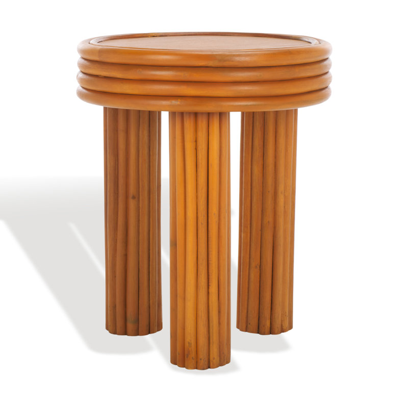 Acad Rattan Round Accent Table