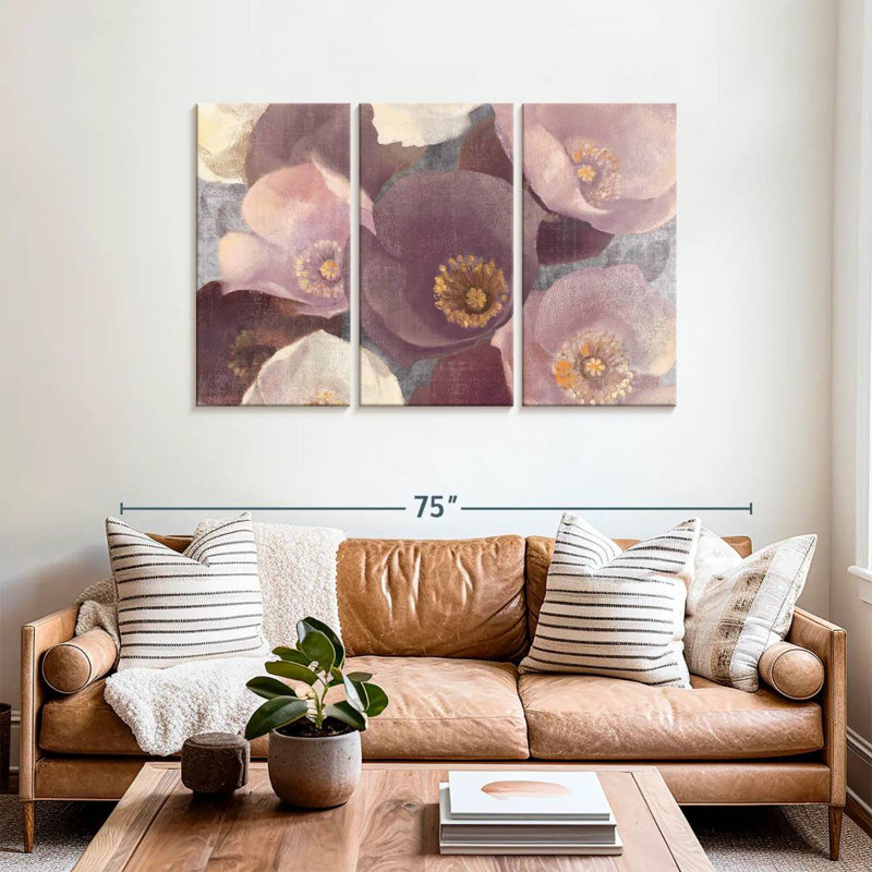 Harnek Eventide Plum, 36" H x 57" W