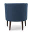Élégant siège bleu marine - tissu, capitonnage à boutons, fauteuil club confortable en tissu recouvert de capitonnage-1556979634