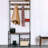 Antravion Hall Tree 33'' Wide with Shoe Storage-284154152