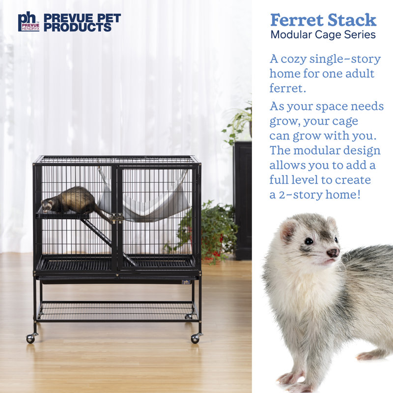 Weather Resistant Ferret Small Animal Cage, 34" H x 20" W x 31" L