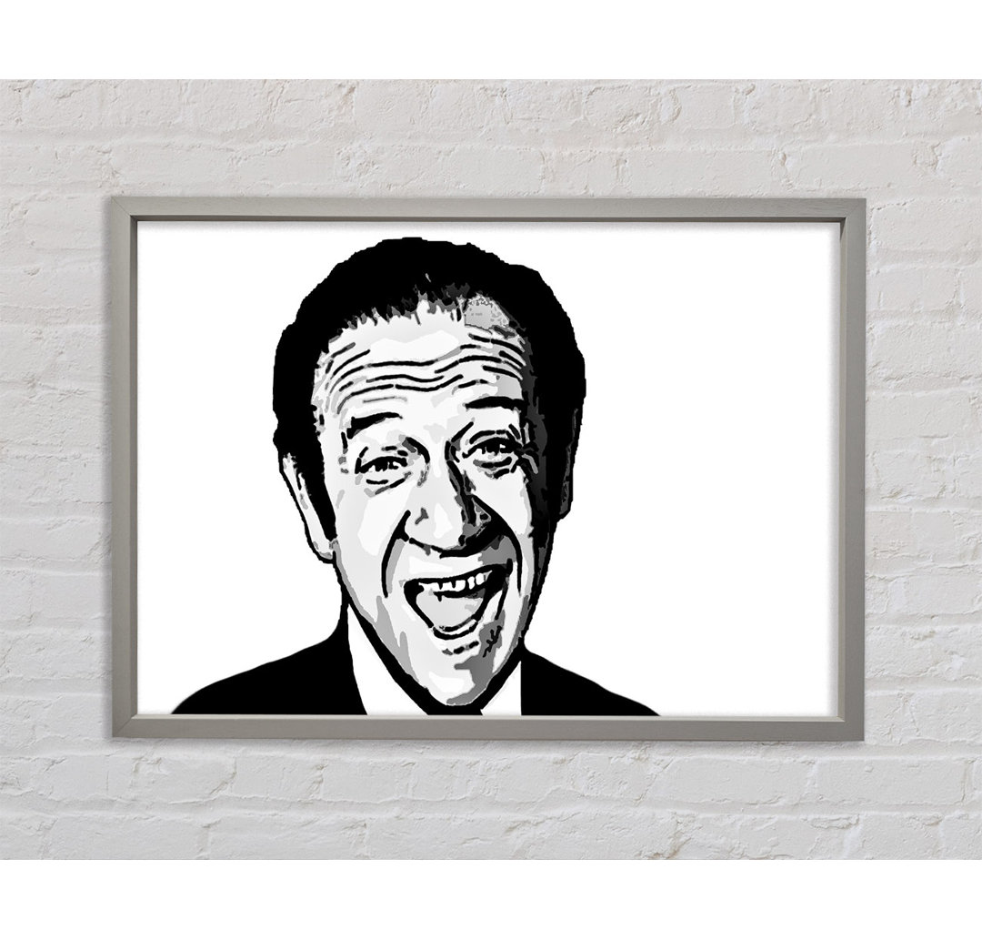 Sid James Carry On Films - Einzelner Bilderrahmen Kunstdrucke auf Leinwand