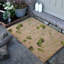 Watercolour Leaves Coir Doormat-760352381