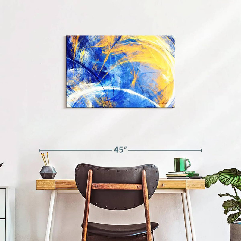 Avery Sunny Abstract Texture, 20" H x 30" W