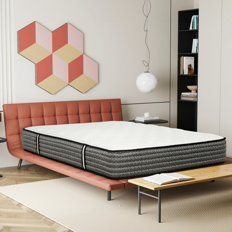 12" Queen Hybrid Mattress - Plush Gel-Memory Foam & Pocket Springs, Cooling & Low Motion Transfer