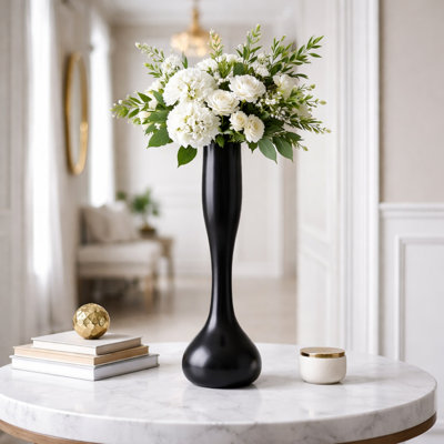 Vase de table en aluminium fabriqué à la main Kinzah