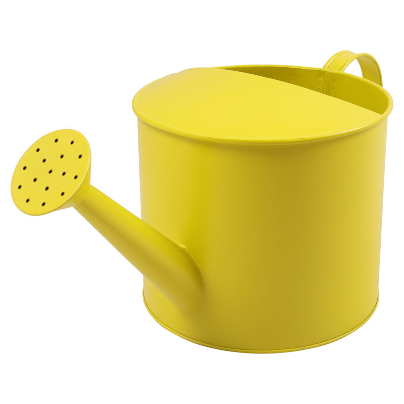 Sagebrook Home 7X15" Watering Can, Green, Yellow