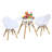 Fabian Kids 3 Piece Round Play Or Activity Table and Chair Set