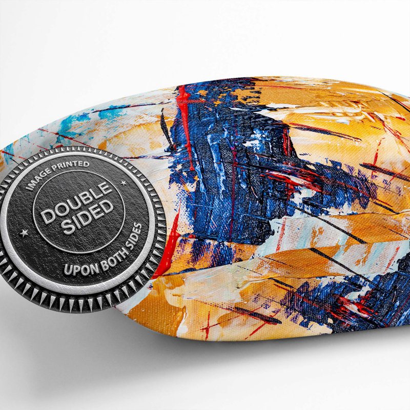 Abstract Square Throw Cushion, 40 x 40 cm