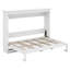 Lit escamotable en bois avec tablette, lit escamotable Farmhouse avec rangement