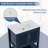 31.01 " W Freestanding Standard Free Standing Single Double Single Vanity Bathroom Vanity With Solid Surface Top