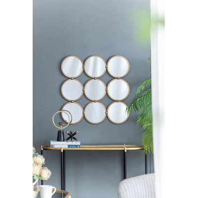 Miroir décoratif contemporain 27,2 po