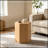 Hexagon Side Table with sturdy base