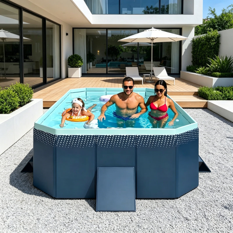 1.8 PVC Inflatable Folding Swimming Pool