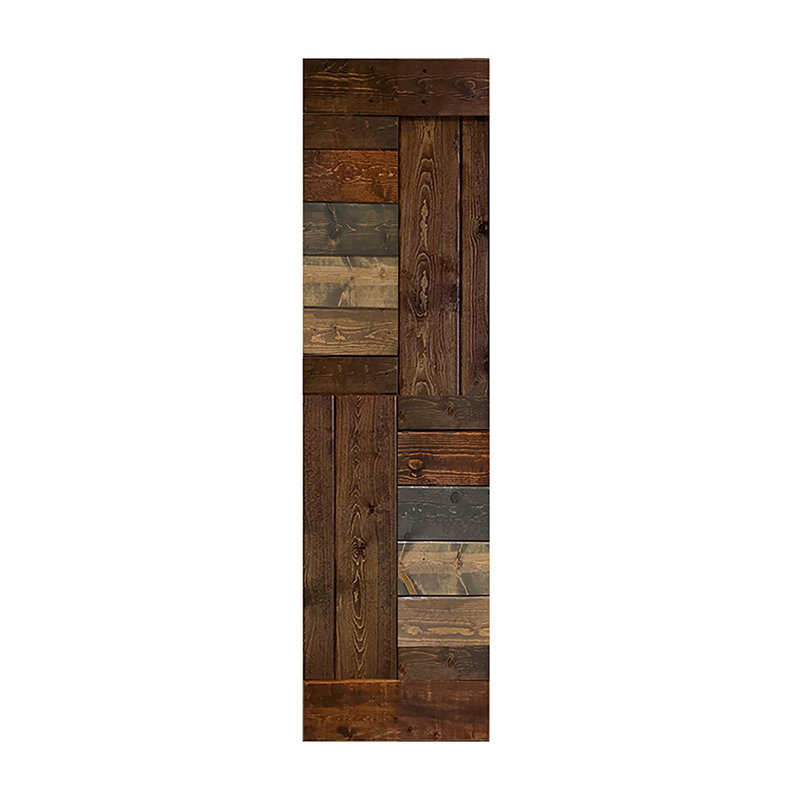 Patented Product S Style Sliding Barn Door Without Installation Hardware Kit (Door Slab Only) - Assembly Required